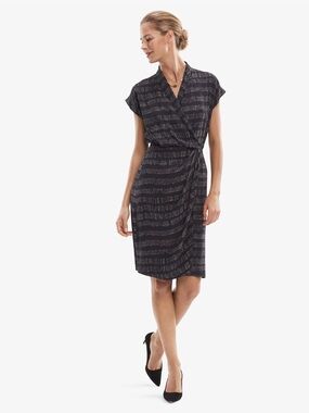 MM LaFleur Jasmine Dress in Tally Print